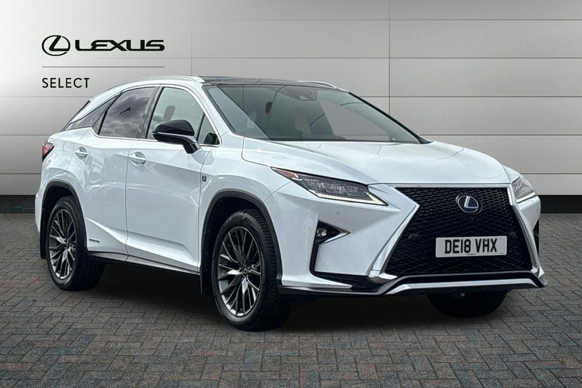 Lexus RX 3.5 450H V6 F Sport Suv Hybrid Cvt 4Wd White