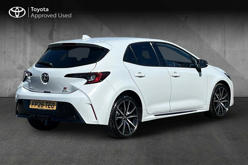 Toyota Corolla 1.8 Vvt-h Gr Sport Hatchback Hybrid Cvt White #2