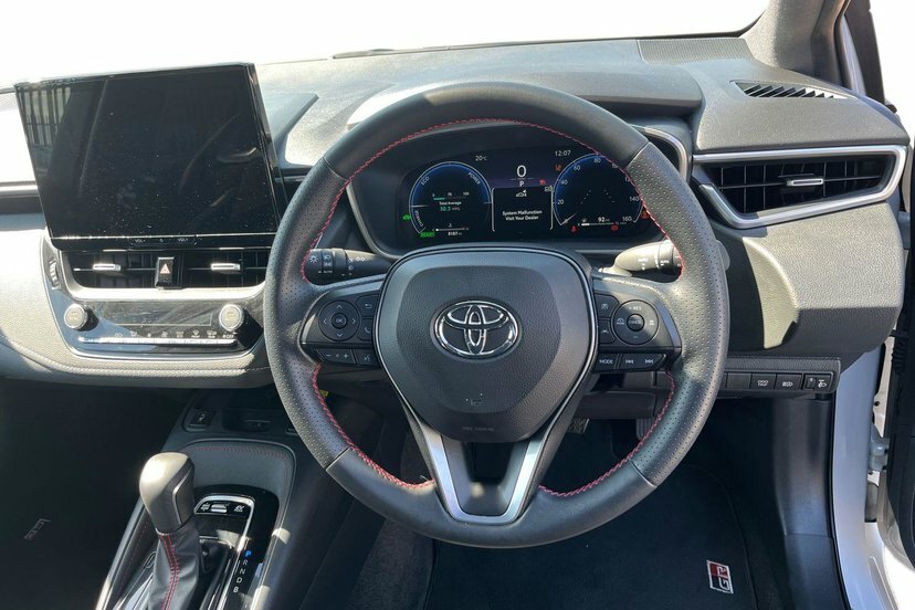 Toyota Corolla 1.8 Vvt-h Gr Sport Hatchback Hybrid Cvt White #6