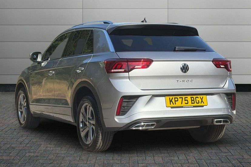 Volkswagen T-Roc 1.5 Tsi R-line Suv Dsg 150 Ps Just Se Silver #3