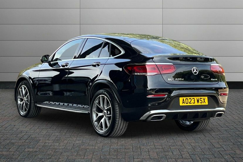 Mercedes-Benz GLC Class Glc220d Amg Line Premium Plus Coupe Black #2
