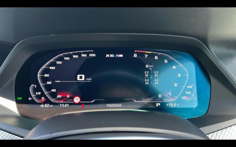 BMW X6 M 4.4I V8 Competition Xdrive Euro 6 Ss Blue #52