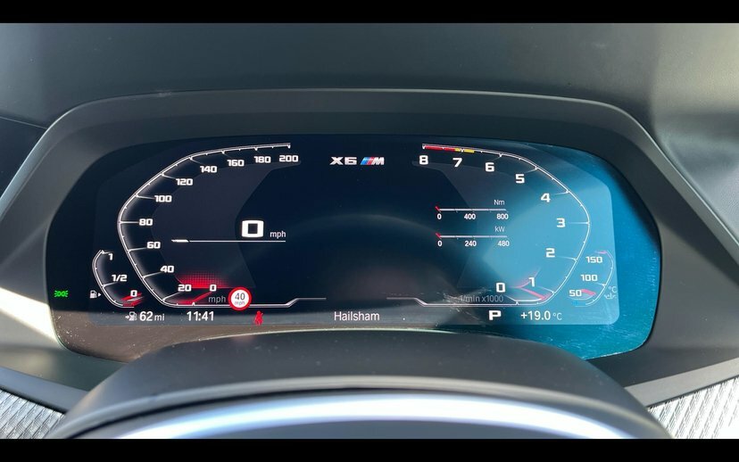 BMW X6 M 4.4I V8 Competition Xdrive Euro 6 Ss Blue #54