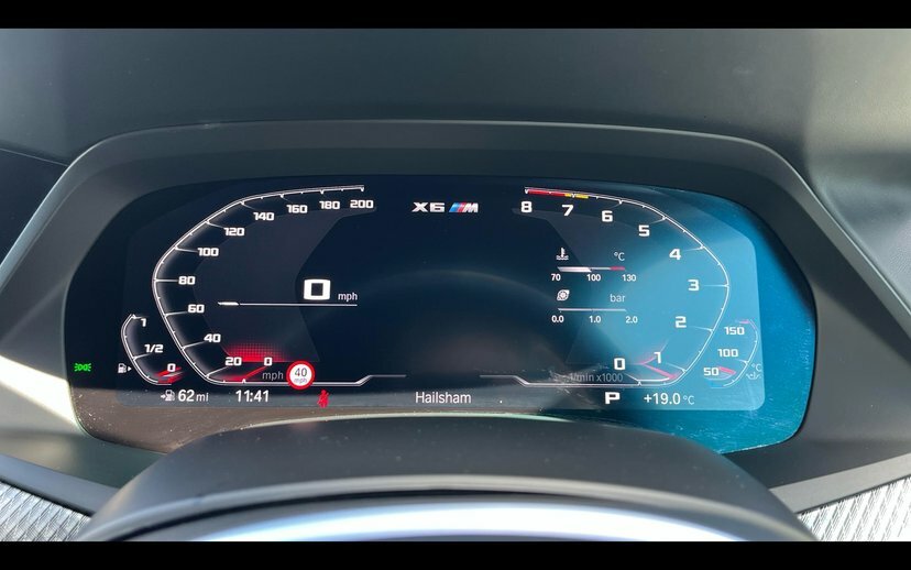 BMW X6 M 4.4I V8 Competition Xdrive Euro 6 Ss Blue #53