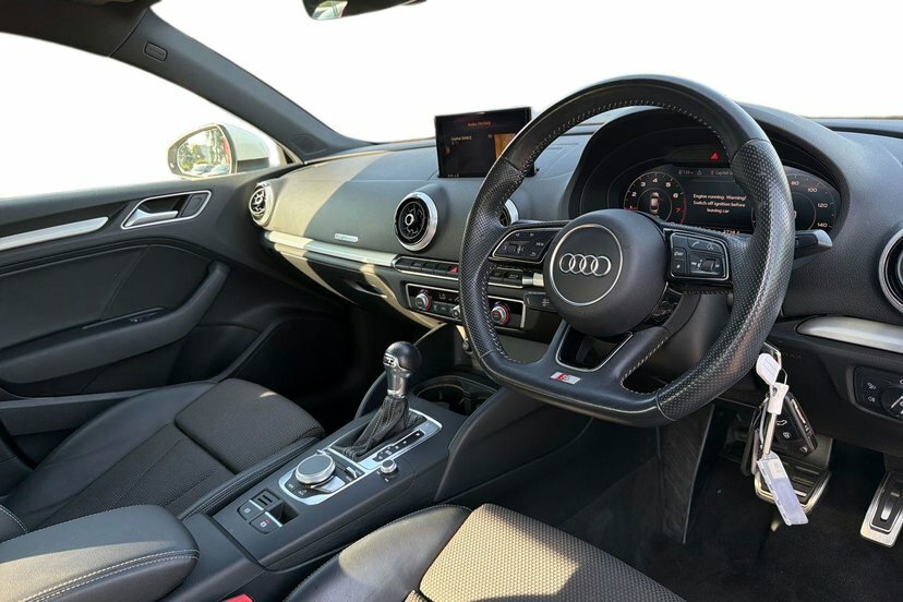 Audi A3 1.5 Tfsi Cod 35 S Line Saloon S Tronic GC19JCO White #6