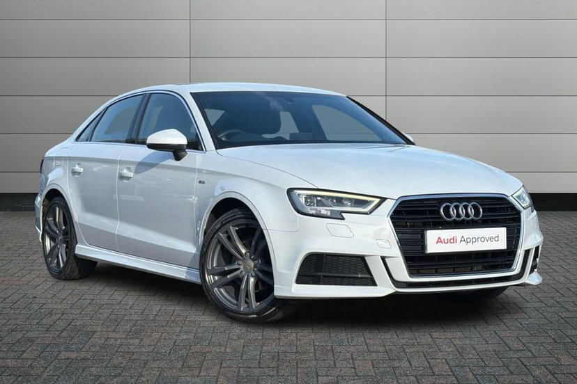 Audi A3 1.5 Tfsi Cod 35 S Line Saloon S Tronic White
