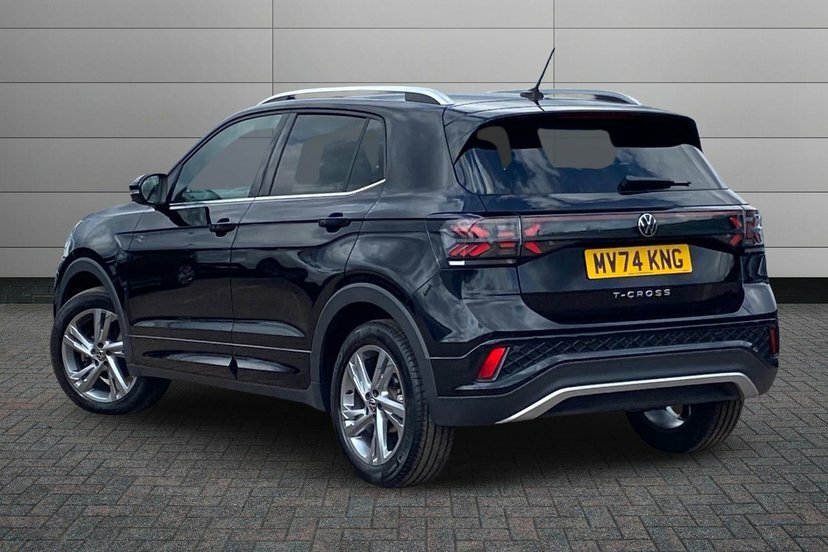 Volkswagen T-Cross 1.5 Tsi Evo R-line Suv Dsg 150 Ps MV74KNG Black #3