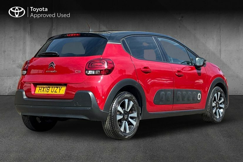 Citroen C3 1.2 Puretech Gpf Flair Hatchback Eat6 Red #2