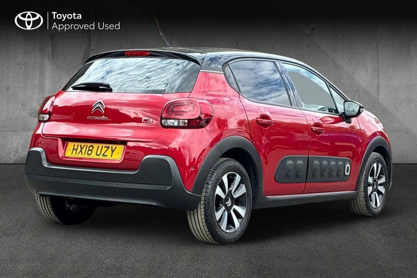 Citroen C3 1.2 Puretech Gpf Flair Hatchback Eat6 Red #2