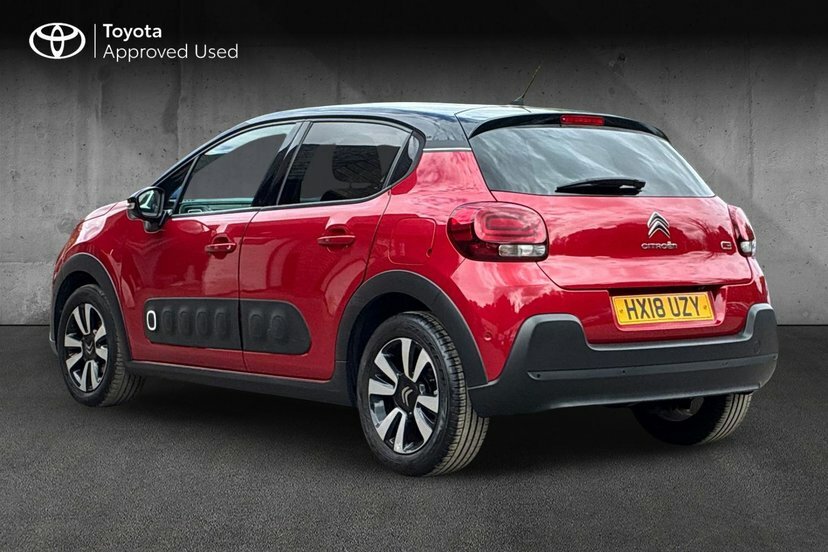 Citroen C3 1.2 Puretech Gpf Flair Hatchback Eat6 Red #4