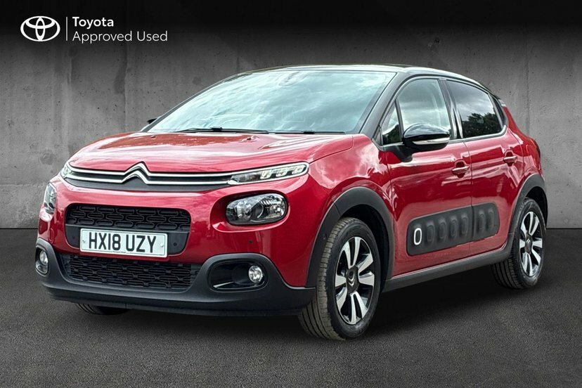 Citroen C3 1.2 Puretech Gpf Flair Hatchback Eat6 Red #3