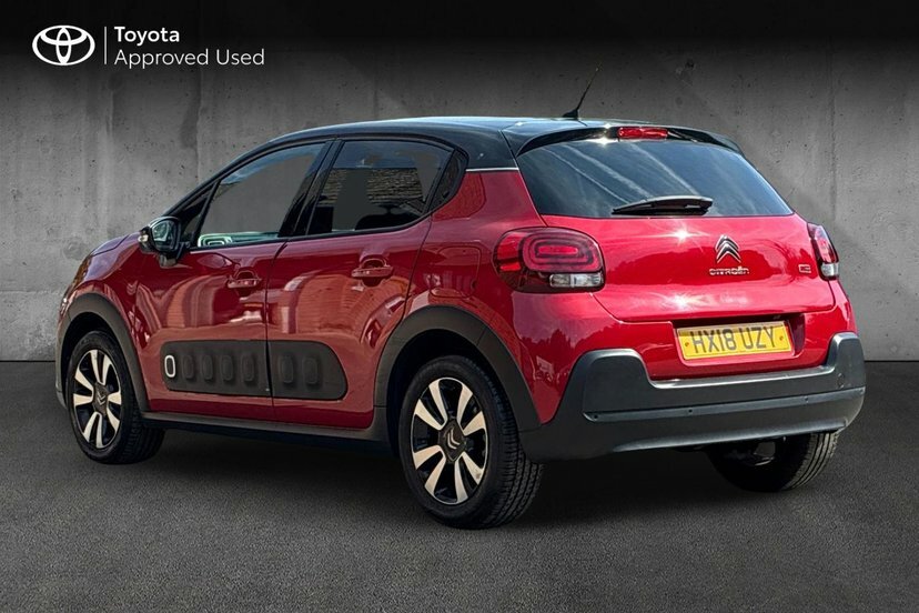 Citroen C3 1.2 Puretech Gpf Flair Hatchback Eat6 Red #4