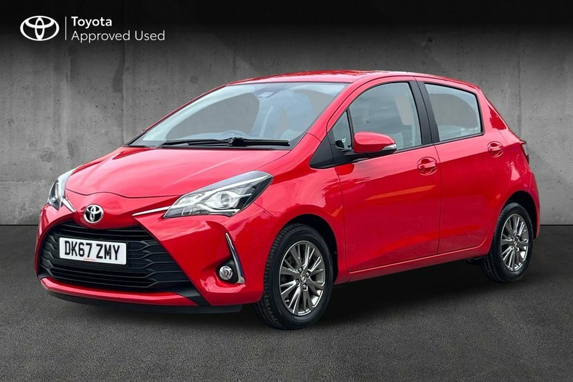 Toyota Yaris 1.0 Vvt-i Icon Hatchback 69 Ps Red #3