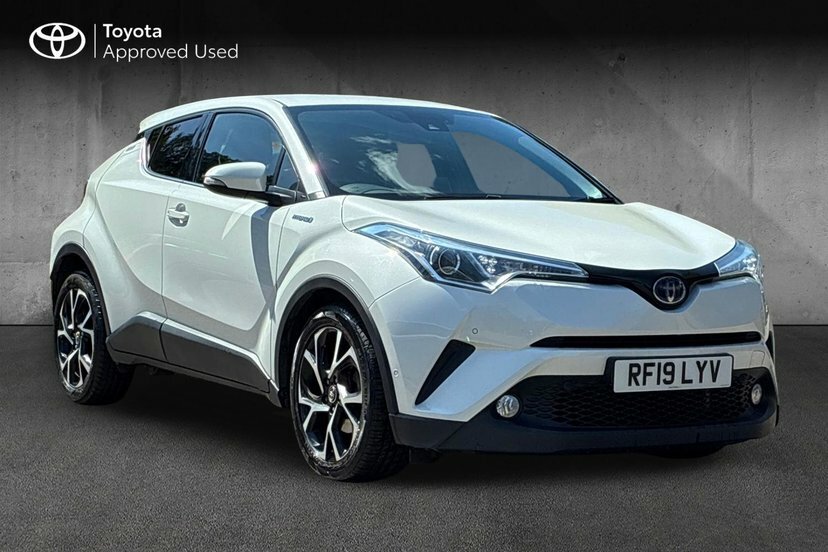 Toyota C-Hr 1.8 Vvt-h Design Suv Hybrid Cvt 122 Ps White