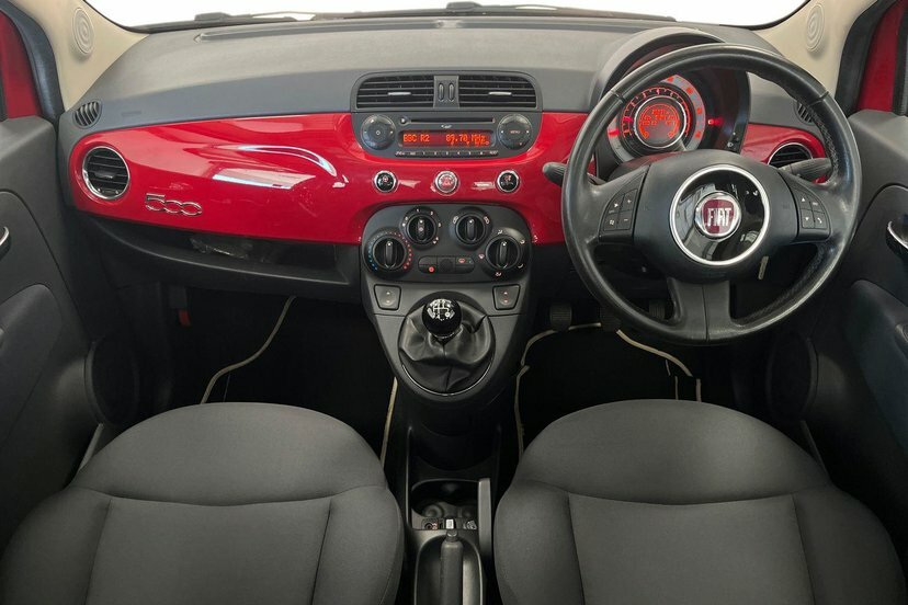 Fiat 500 1.2 Lounge Hatchback Euro 4 69 Red #6