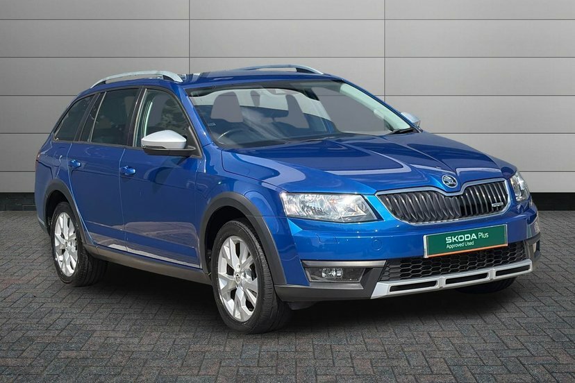 Skoda Octavia 2.0 Tdi Scout Estate 4Wd 150 Ps Blue