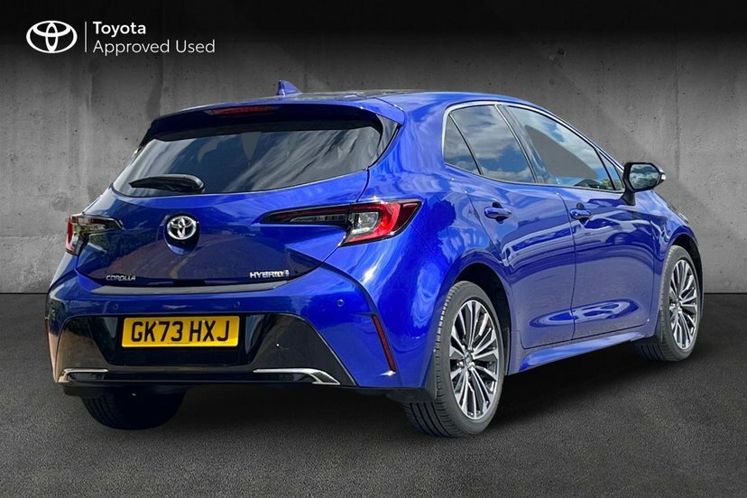 Toyota Corolla 1.8 Vvt-h Design Hatchback Hybrid Cvt GK73HXJ Blue #2