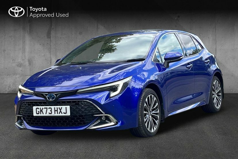 Toyota Corolla 1.8 Vvt-h Design Hatchback Hybrid Cvt GK73HXJ Blue #3