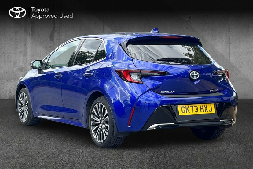 Toyota Corolla 1.8 Vvt-h Design Hatchback Hybrid Cvt GK73HXJ Blue #4