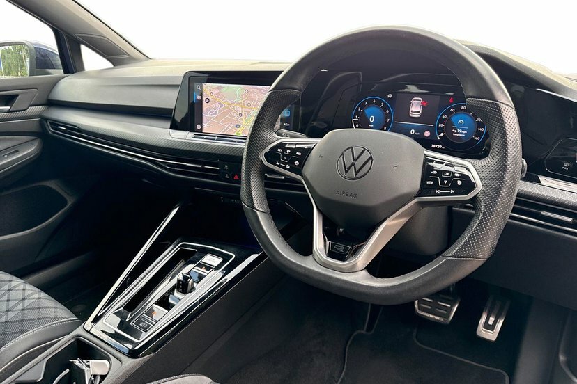 Volkswagen Golf 1.5 Etsi Mhev R-line Hatchback Hybrid D Blue #5
