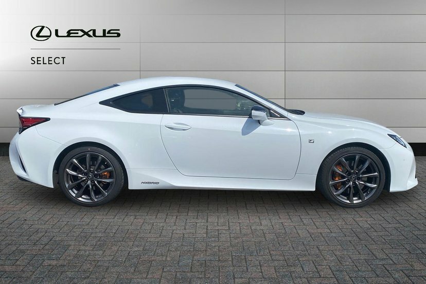 Lexus RC 2.5 300H F Sport Takumi Coupe Hybrid E- White #4