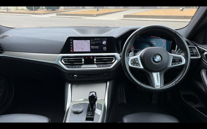 BMW 4 Series Gran Coupe 420D M Sport Coupe CK22LNC Black #4
