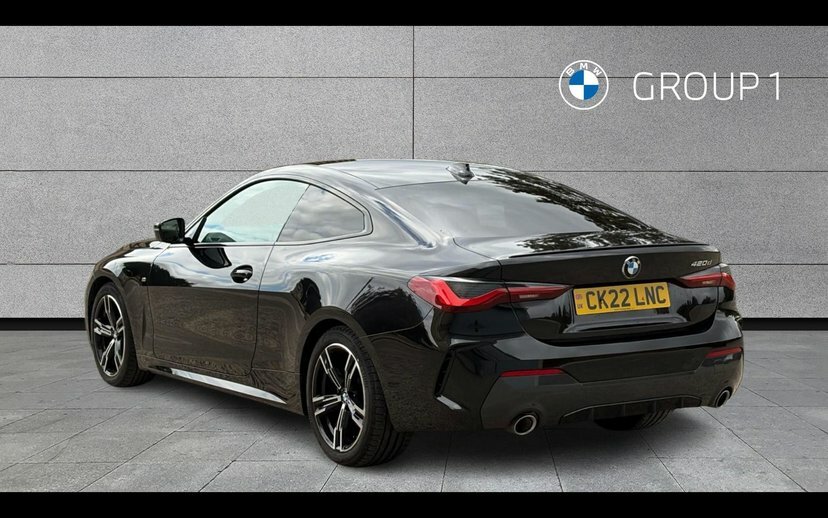 BMW 4 Series Gran Coupe 420D M Sport Coupe CK22LNC Black #2