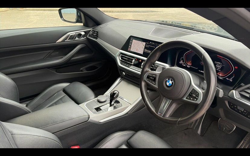 BMW 4 Series Gran Coupe 420D M Sport Coupe CK22LNC Black #6