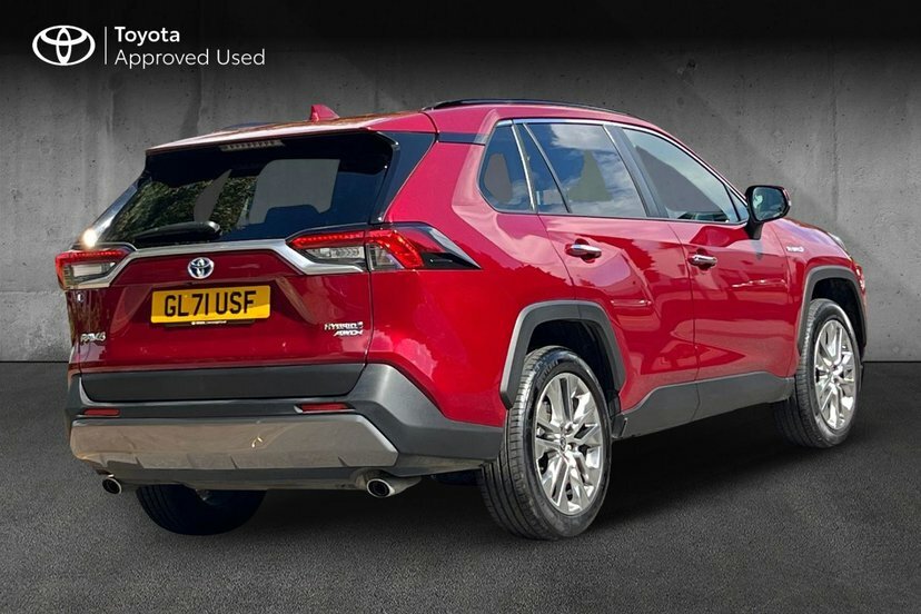 Toyota Rav 4 2.5 Vvt-h Gpf Excel Suv Hybrid Cvt 4Wd GL71USF Red #2