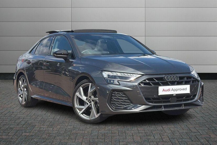 Audi A3 1.5 Tfsi Black Edition Saloon S Tronic Grey