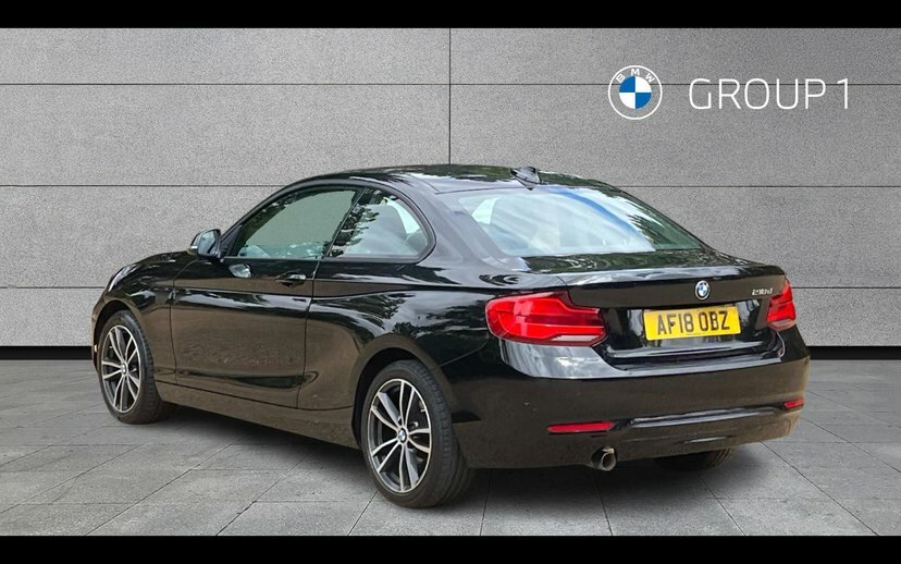 BMW 2 Series Gran Coupe 218D Sport Coupe Black #2