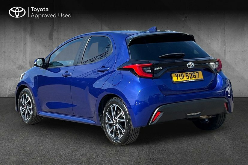 Toyota Yaris 1.5 Vvt-h Design Hatchback Hybrid E-cvt Blue #4