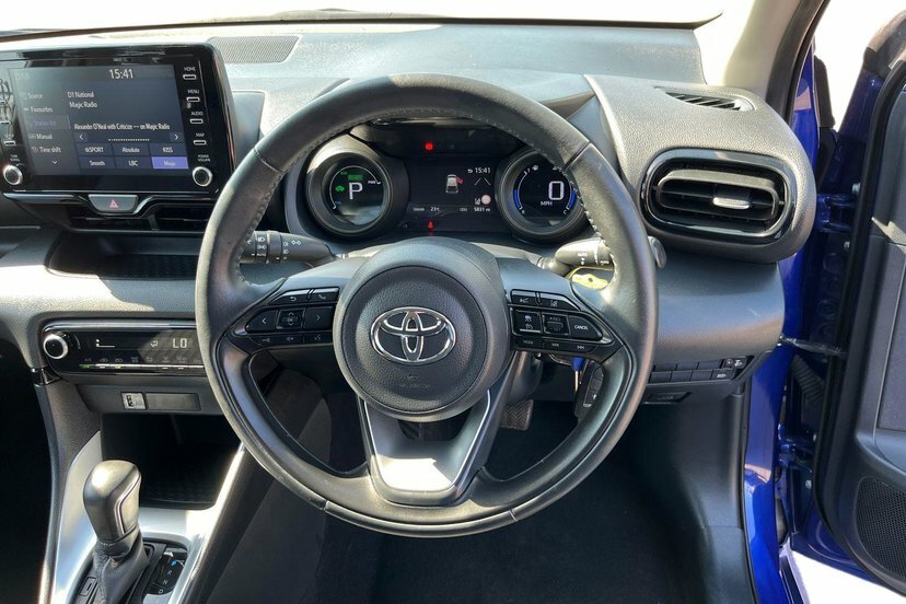 Toyota Yaris 1.5 Vvt-h Design Hatchback Hybrid E-cvt Blue #6