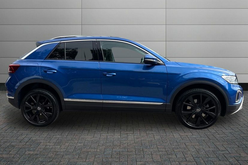 Volkswagen T-Roc 1.5 Tsi Style Suv Dsg 150 Ps Blue #4