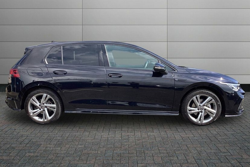 Volkswagen Golf 1.5 Etsi Mhev R-line Hatchback Hybrid D CK23MSO Black #4