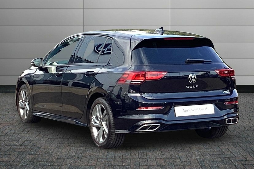 Volkswagen Golf 1.5 Etsi Mhev R-line Hatchback Hybrid D CK23MSO Black #3
