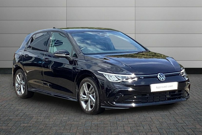 Volkswagen Golf 1.5 Etsi Mhev R-line Hatchback Hybrid D Black