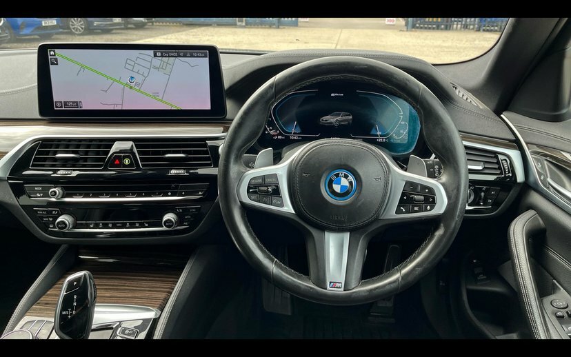 BMW 5 Series 530E M Sport Touring GX71KAK Grey #5