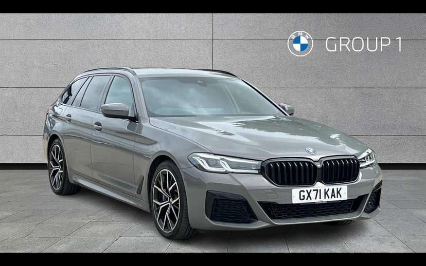 BMW 5 Series 530E M Sport Touring GX71KAK Grey