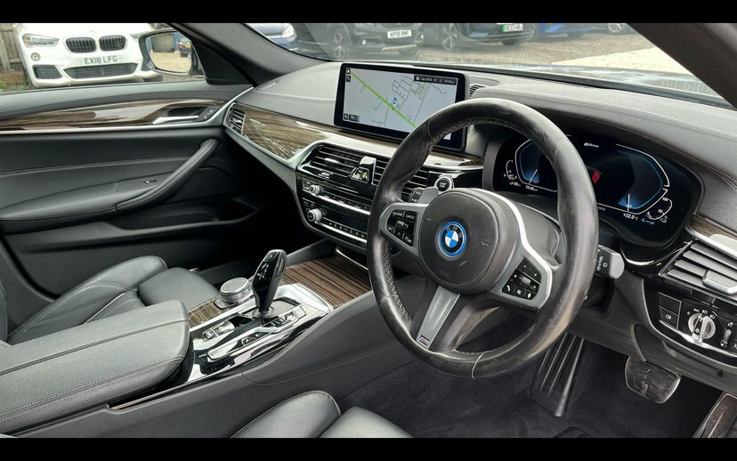 BMW 5 Series 530E M Sport Touring GX71KAK Grey #6