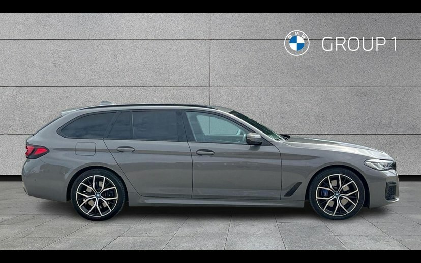 BMW 5 Series 530E M Sport Touring GX71KAK Grey #3