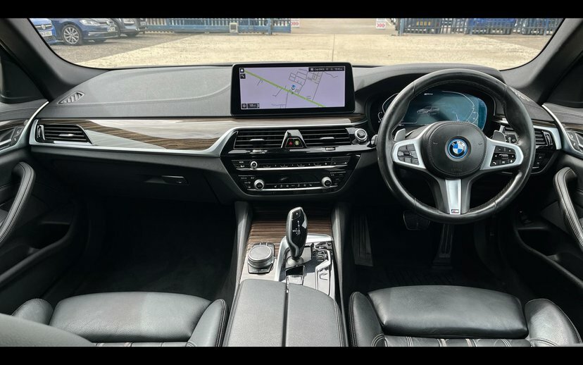 BMW 5 Series 530E M Sport Touring GX71KAK Grey #4