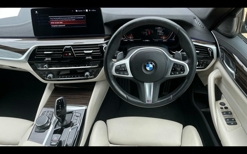 BMW 5 Series 520D M Sport Saloon RX23JRV Black #5