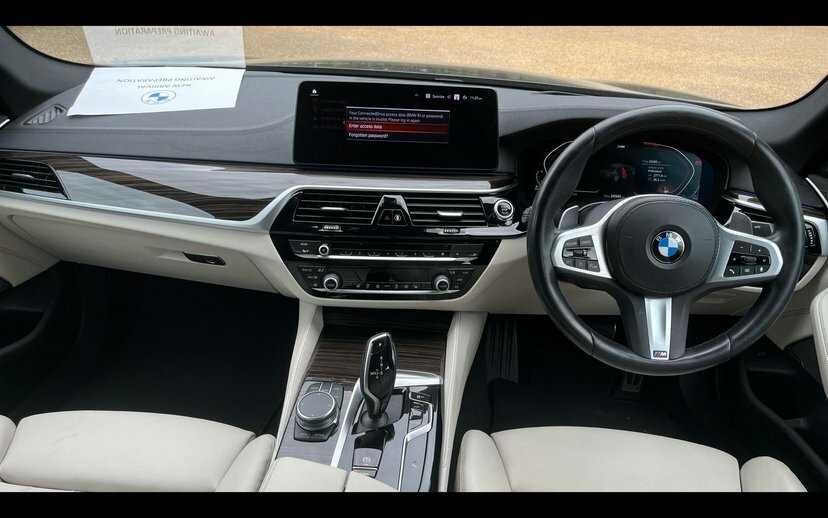BMW 5 Series 520D M Sport Saloon RX23JRV Black #4