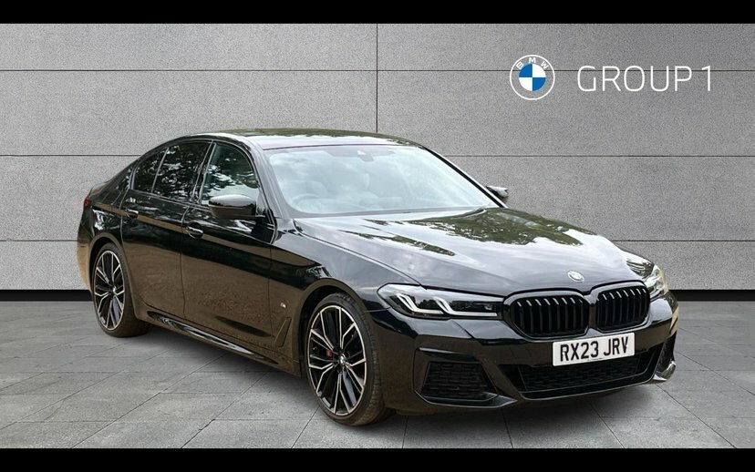 BMW 5 Series 520D M Sport Saloon Black