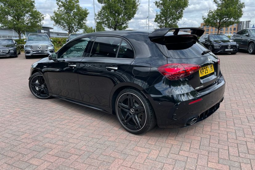 Mercedes-Benz A Class 1.3 A200h Mhev Amg Line Executive Saloon Pet Black #46