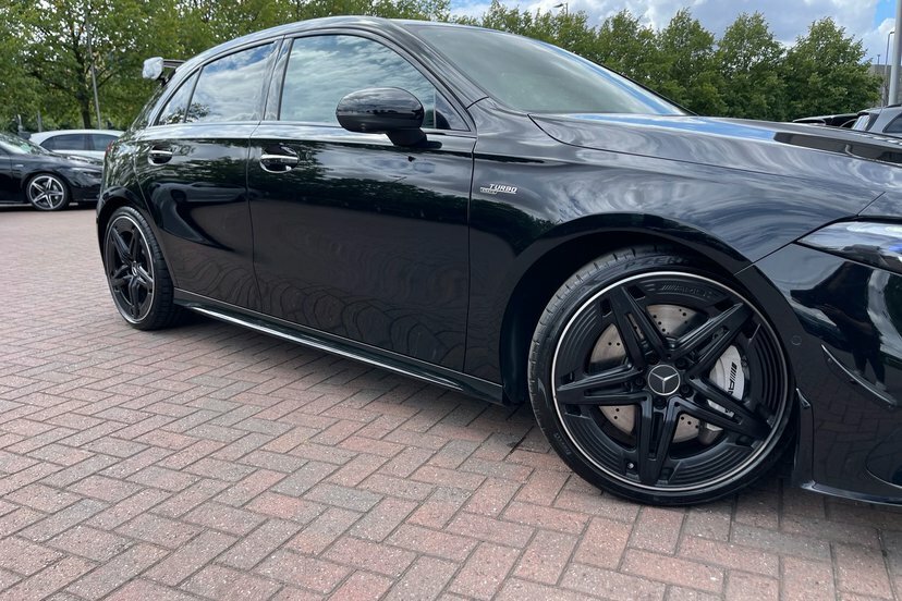 Mercedes-Benz A Class 1.3 A200h Mhev Amg Line Executive Saloon Pet Black #43