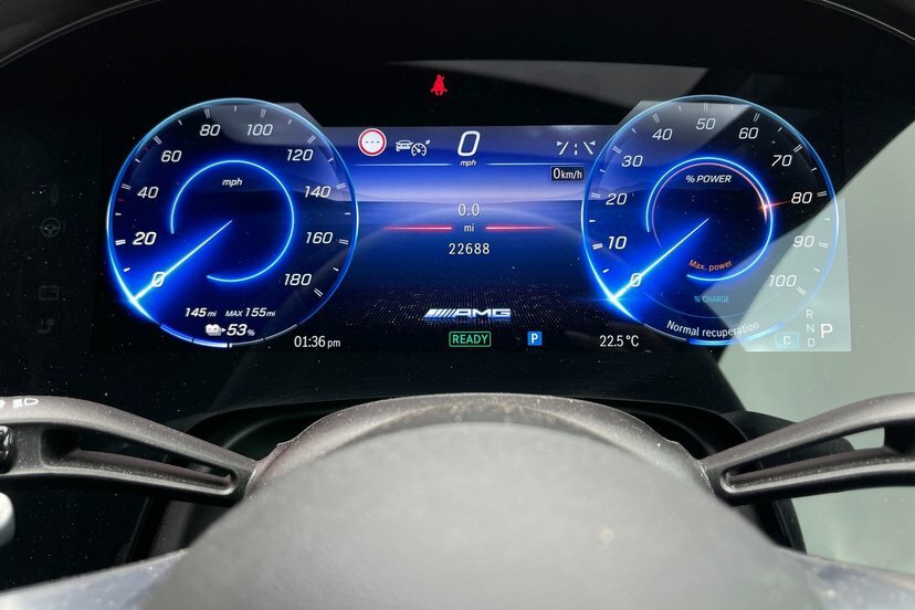 Mercedes-Benz EQE Eqe 53 91Kwh Amg Night Edition Saloon Silver #6