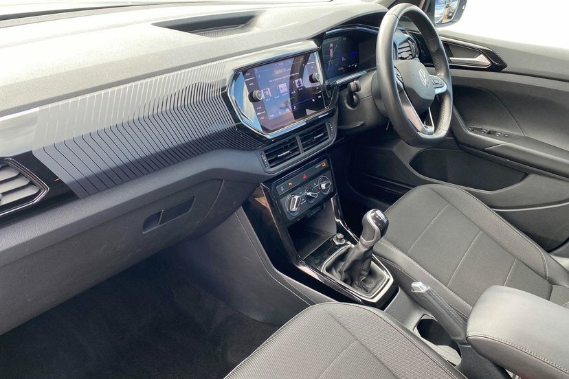 Volkswagen T-Cross 1.0 Tsi Black Edition Suv 110 P Silver #2