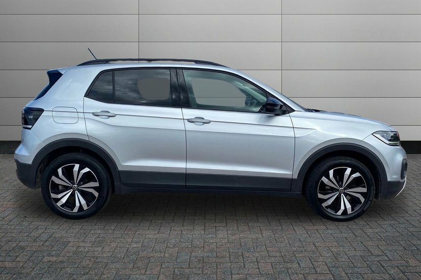 Volkswagen T-Cross 1.0 Tsi Black Edition Suv 110 P Silver #4